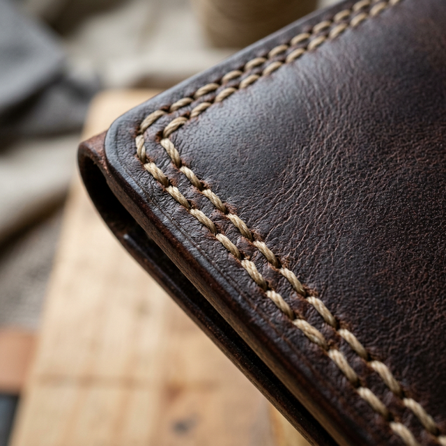 Các kiểu đường may phổ biến trên đồ da thủ công